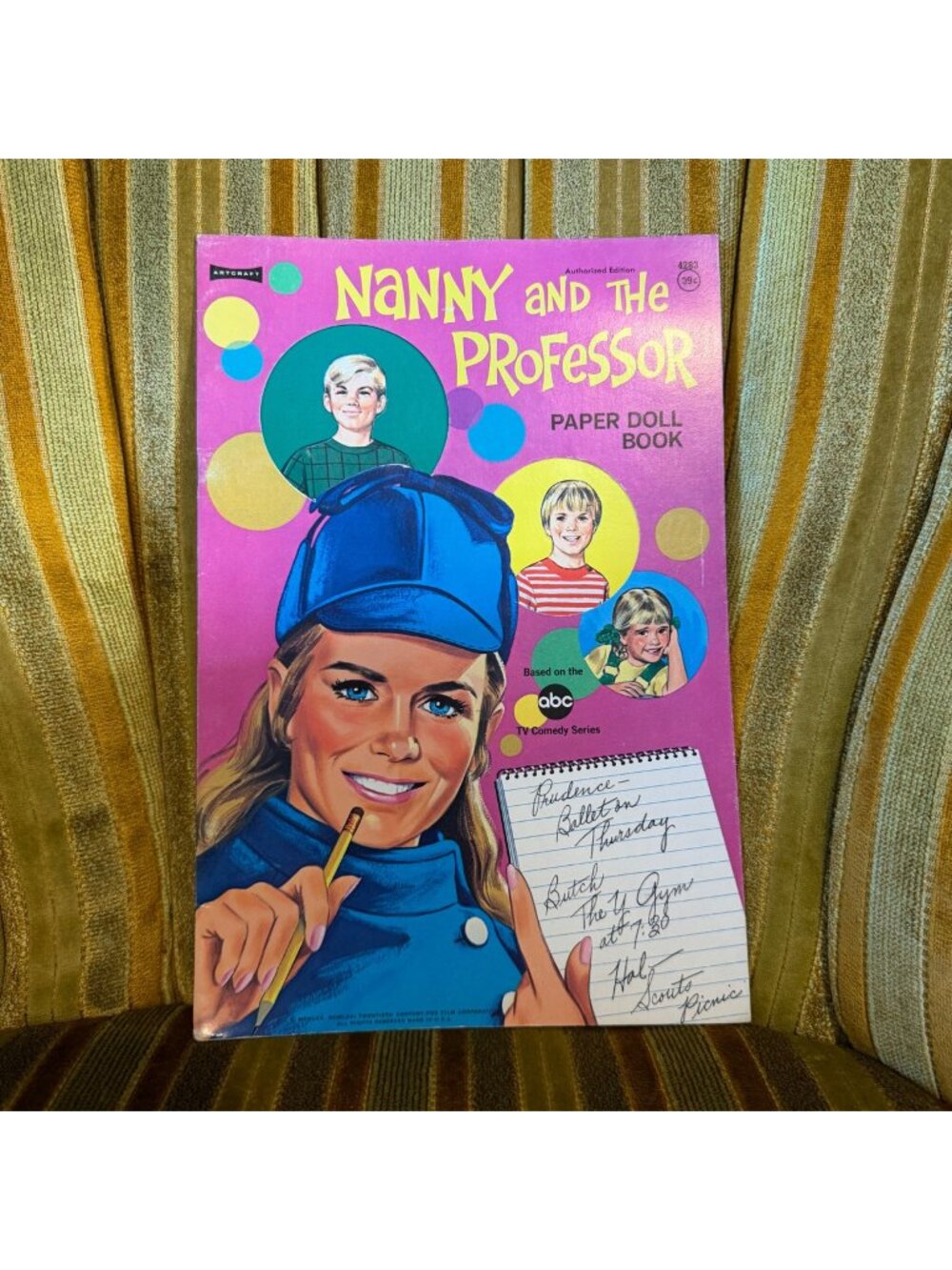 ABC's Nanny and the Professor Paper Doll Book Artcraft UNPUNCHED Retro